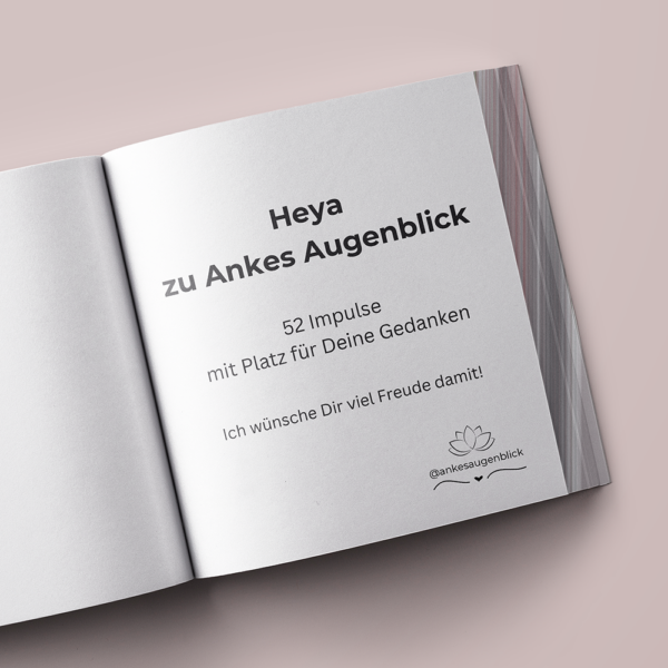 Dein persönliches Gedankenbuch – Bild 2
